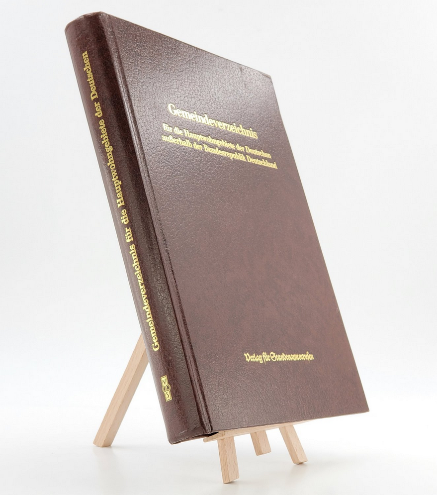Gemeindeverzeichnis für die Hauptwohngebiete der Deutschen außerhalb der Bundesrepublik Deutschland 3801956091 (ISBN-13: 9783801956097)